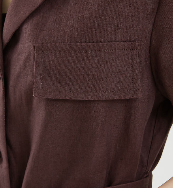 The Store by C' 「【N＿8】ベルト付きリネンジャケット」|その他|