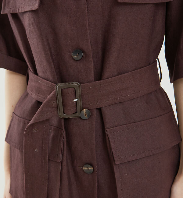 The Store by C' 「【N＿8】ベルト付きリネンジャケット」|その他|