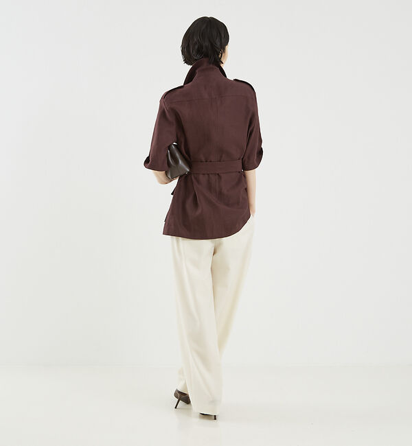 The Store by C' 「【N＿8】ベルト付きリネンジャケット」|その他|