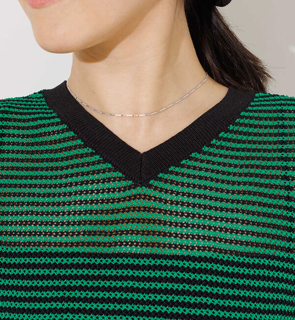 NOMINE「メッシュボーダー2WAYプルオーバー」|Tシャツ・カットソー|