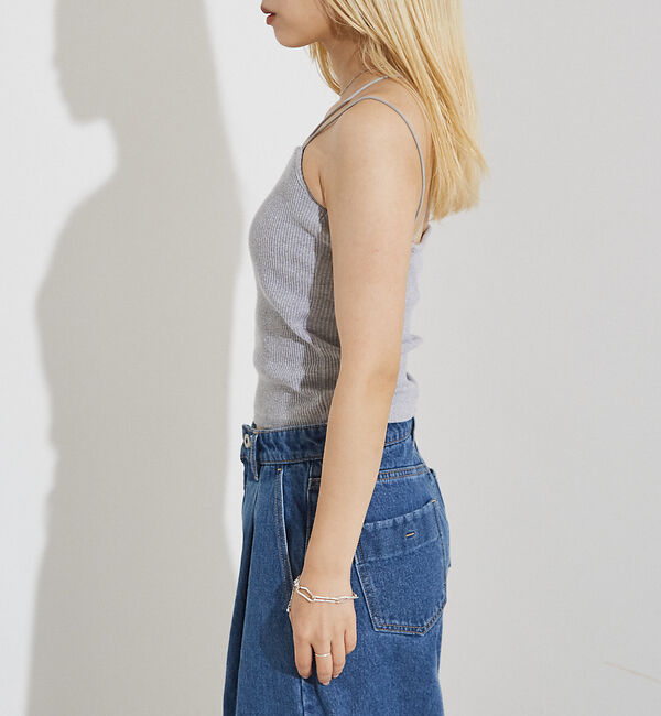 NOMINE「2WAY カップイン テレコ キャミソール」|キャミソール|