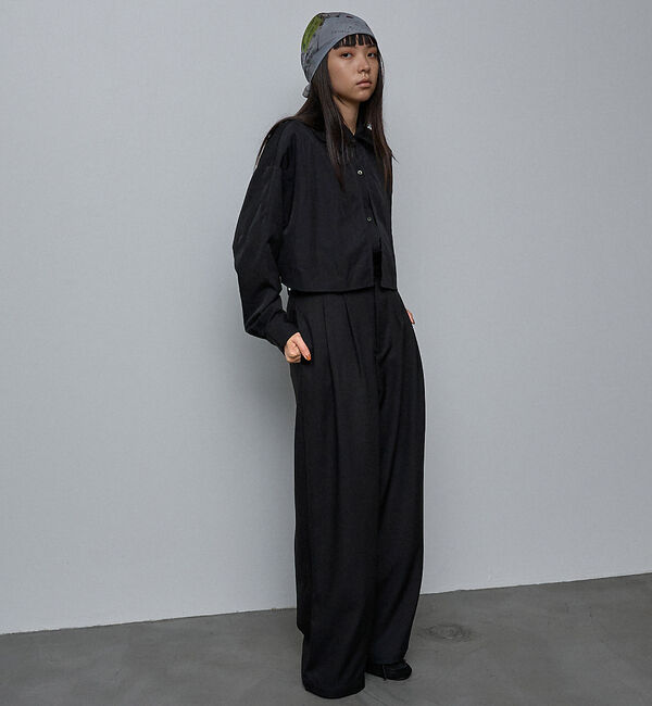 NOMINE「【ユニセックス】ロングヨーク オーバーサイズ シャツ」|シャツ・ブラウス|