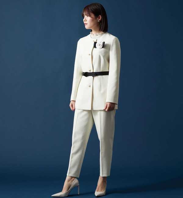 TIARA「ハイウエストテーパードパンツ」|その他|