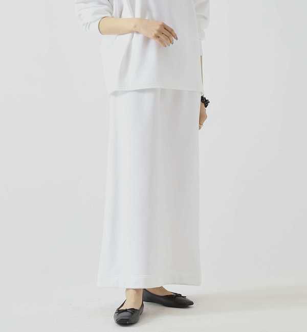 TIARA「スウェットタイトスカート」|スカート|ホワイト