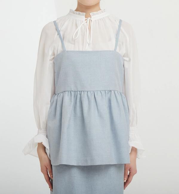 TIARA「ペプラムキャミソール」|シャツ・ブラウス|