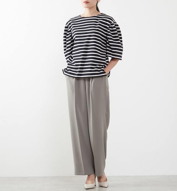 TIARA「パフギャザースリーブカットソー」|Tシャツ・カットソー|