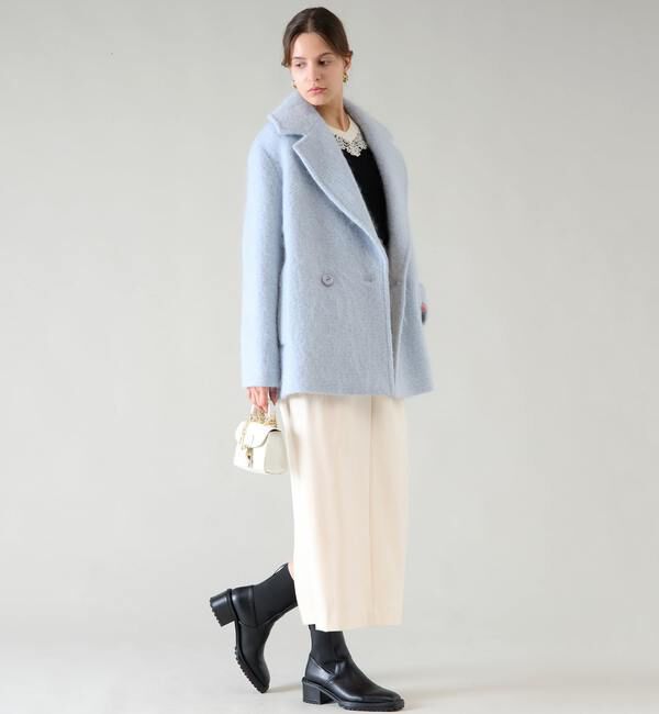 TIARA「モヘアダブルオーバーコート」|その他|