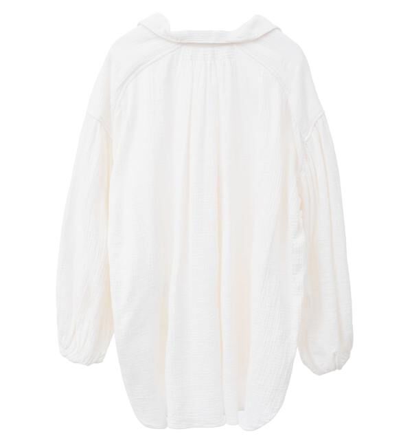 TIARA「【ne Quittez pas/ヌキテパ】スキッパーブラウス（010142GF5）」|シャツ・ブラウス|