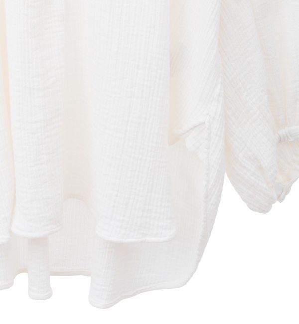 TIARA「【ne Quittez pas/ヌキテパ】スキッパーブラウス（010142GF5）」|シャツ・ブラウス|