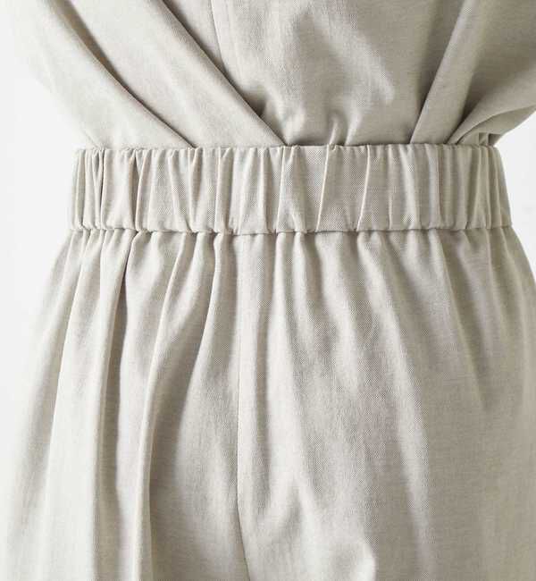 Liesse「麻混タック細パンツ（セットアップ対応可）」|その他|