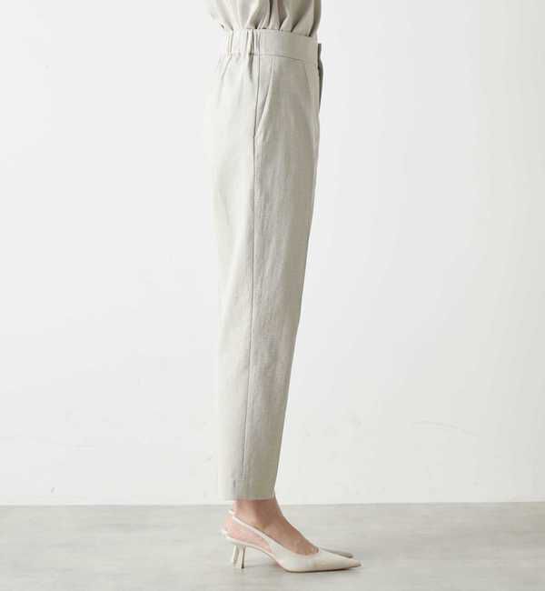 Liesse「麻混タック細パンツ（セットアップ対応可）」|その他|