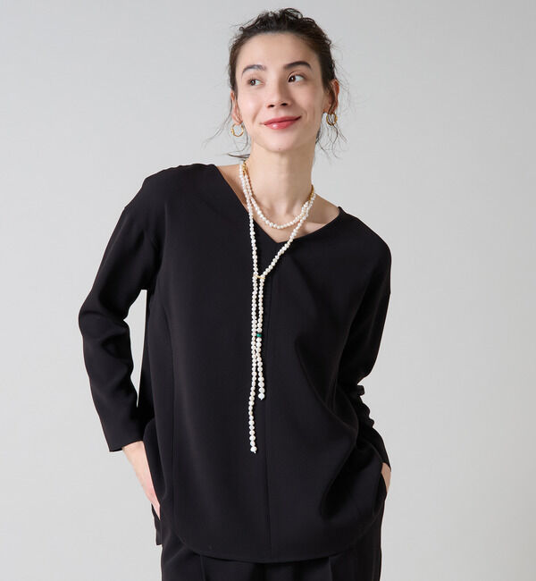 Liesse「バックフレアートップス」|シャツ・ブラウス|