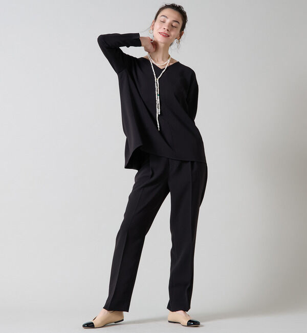 Liesse「バックフレアートップス」|シャツ・ブラウス|