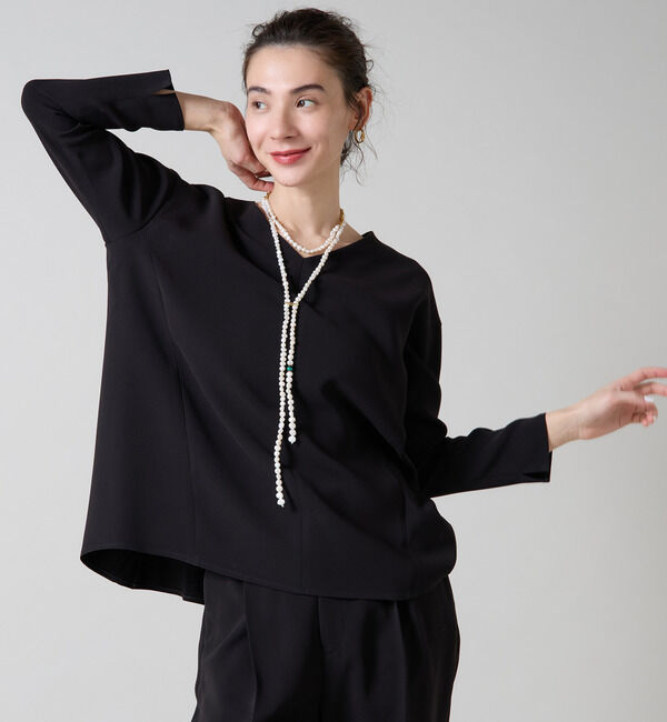 Liesse「バックフレアートップス」|シャツ・ブラウス|