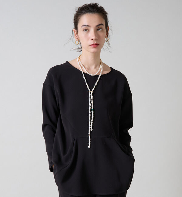 Liesse「バックフレアートップス」|シャツ・ブラウス|