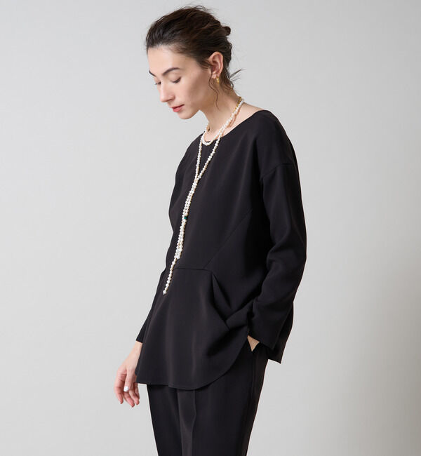 Liesse「バックフレアートップス」|シャツ・ブラウス|