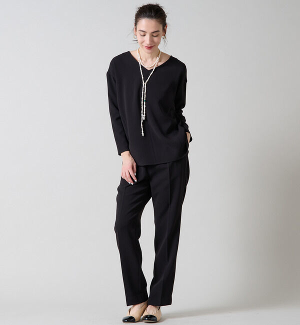 Liesse「バックフレアートップス」|シャツ・ブラウス|