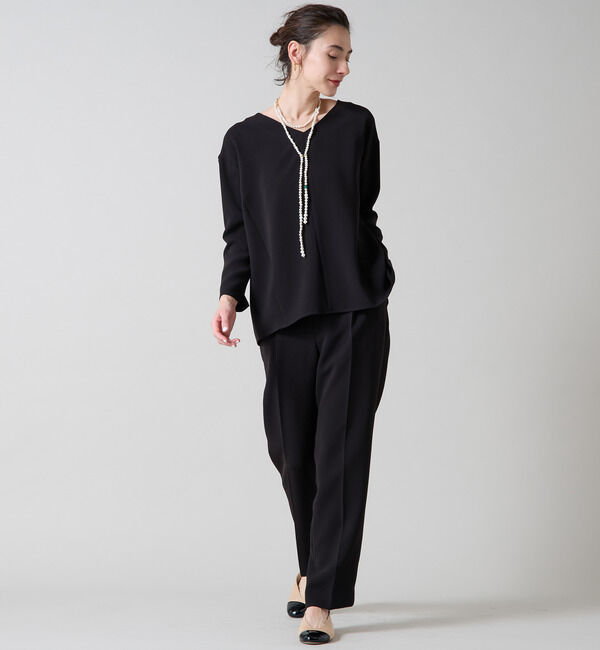 Liesse「バックフレアートップス」|シャツ・ブラウス|