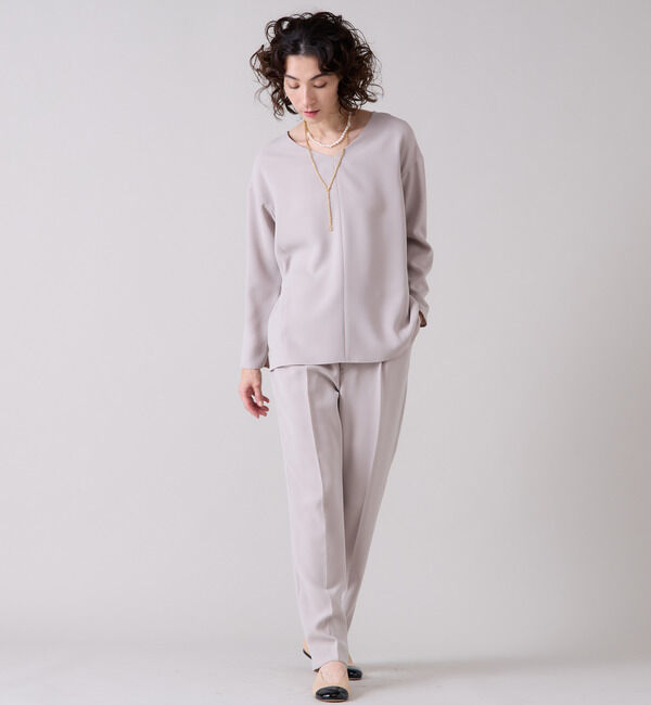 Liesse「バックフレアートップス」|シャツ・ブラウス|