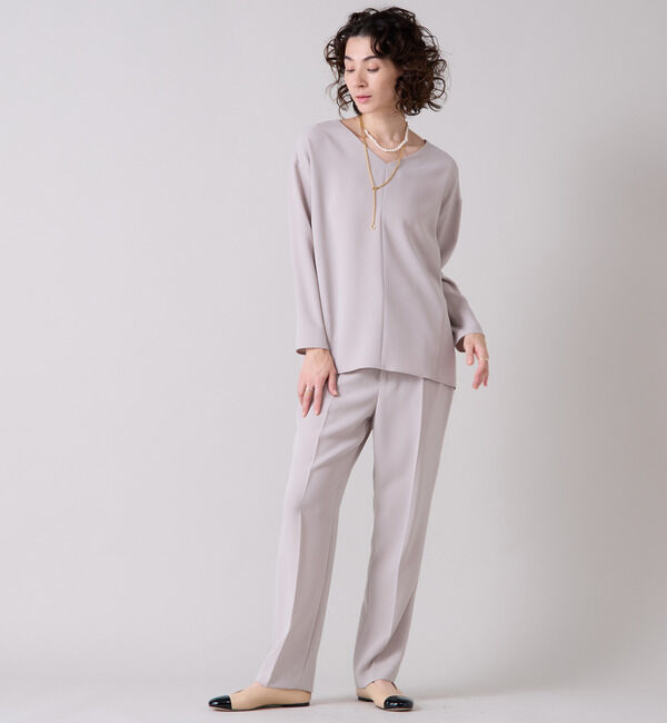 Liesse「バックフレアートップス」|シャツ・ブラウス|