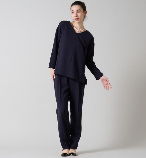 Liesse「バックフレアートップス」|シャツ・ブラウス|