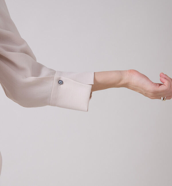 Liesse「袖タックブラウス」|シャツ・ブラウス|