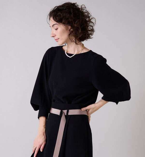 Liesse「袖タックブラウス」|シャツ・ブラウス|