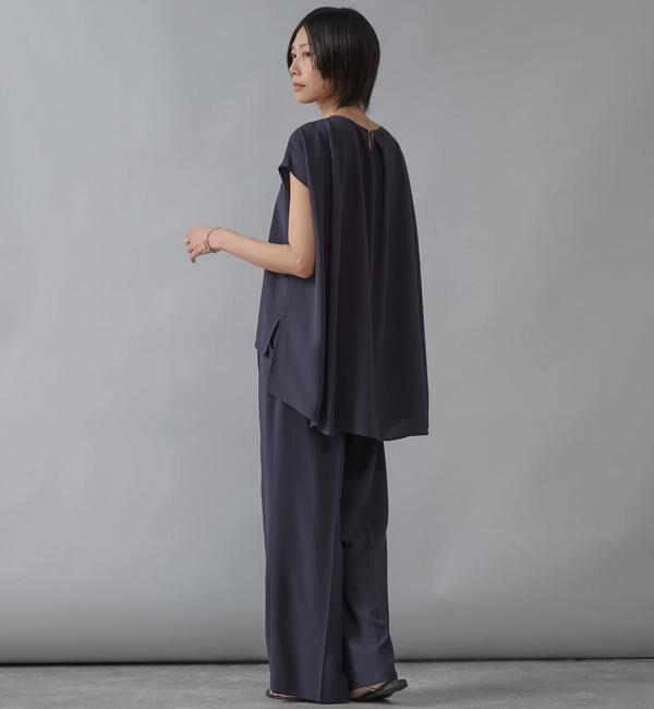 Liesse「ケープ風ブラウス」|シャツ・ブラウス|