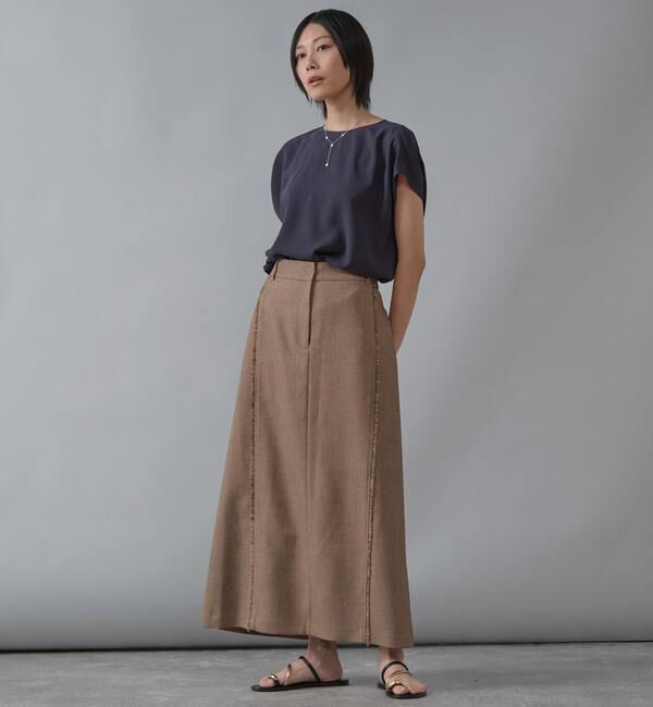 Liesse「ケープ風ブラウス」|シャツ・ブラウス|