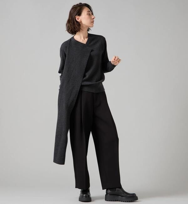 Liesse「ストールデザインニットトップス」|ニット・セーター|