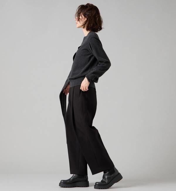 Liesse「ストールデザインニットトップス」|ニット・セーター|