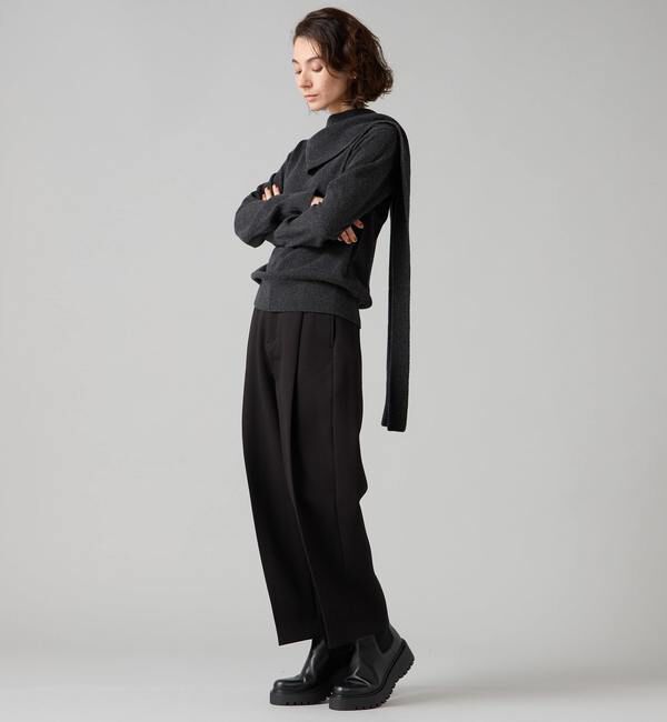 Liesse「ストールデザインニットトップス」|ニット・セーター|