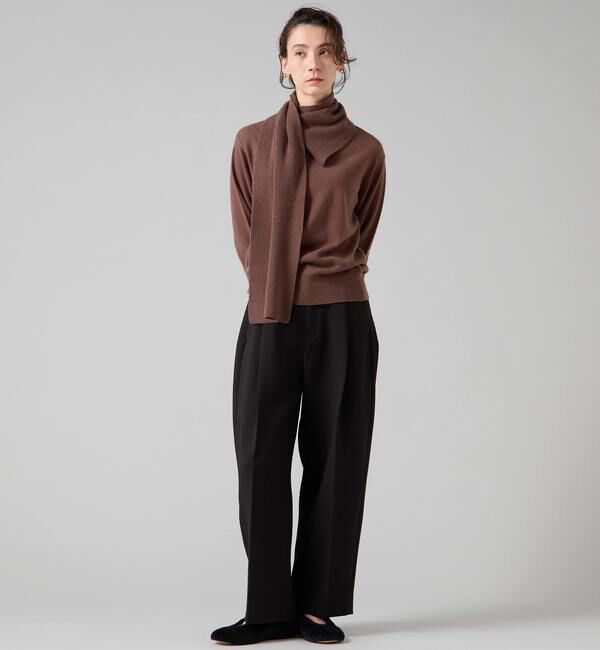 Liesse「ストールデザインニットトップス」|ニット・セーター|