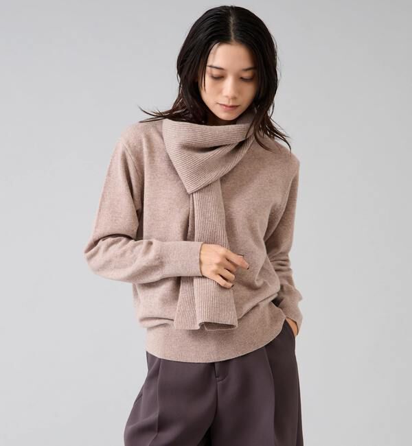 Liesse「ストールデザインニットトップス」|ニット・セーター|