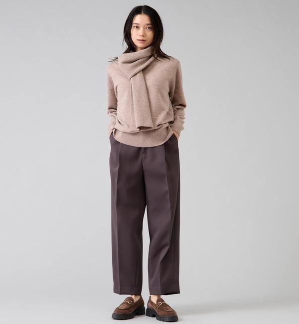 Liesse「ストールデザインニットトップス」|ニット・セーター|