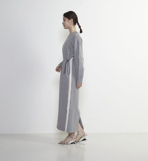 Soffitto「前ドローストリング配色ワンピース」|ワンピース|