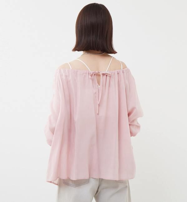 SOFFITTO「シアーギャザーブラウス」|シャツ・ブラウス|