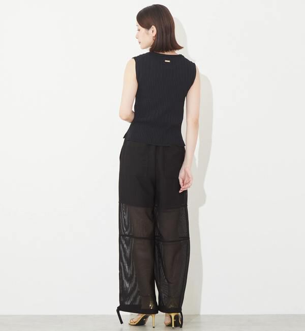 Soffitto「《定番》ランダムリブノースリーブニット」|ニット・セーター|