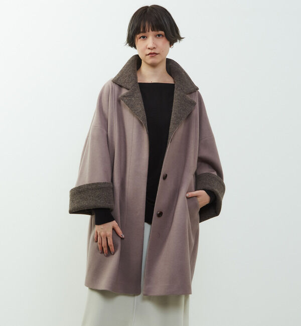 Soffitto「【nota della mano sinistra（ノータ デラ マノ シニストラ）】オーバーサイズコート」|その他|モカ