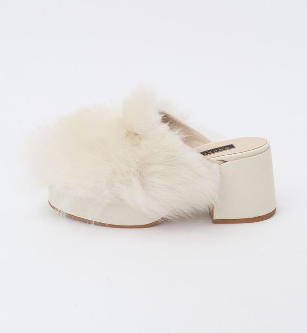 A_「【hyusto（ヒュースト）】ファーサボ HYUSTO22FW-1」|サンダル|