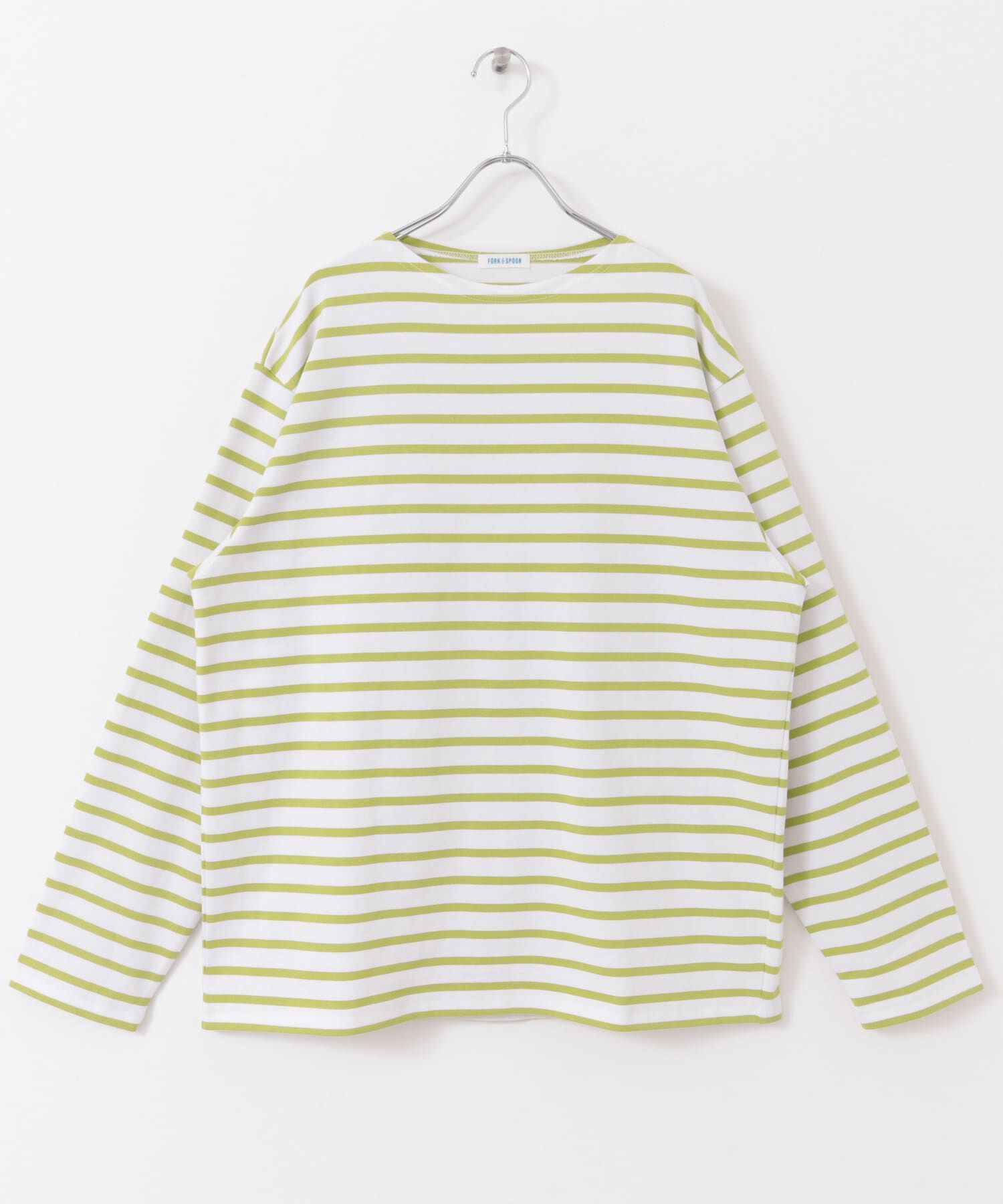 URBAN RESEARCH DOORS「『ユニセックス』FORK&SPOON　ボートネックボーダー」|Tシャツ・カットソー|