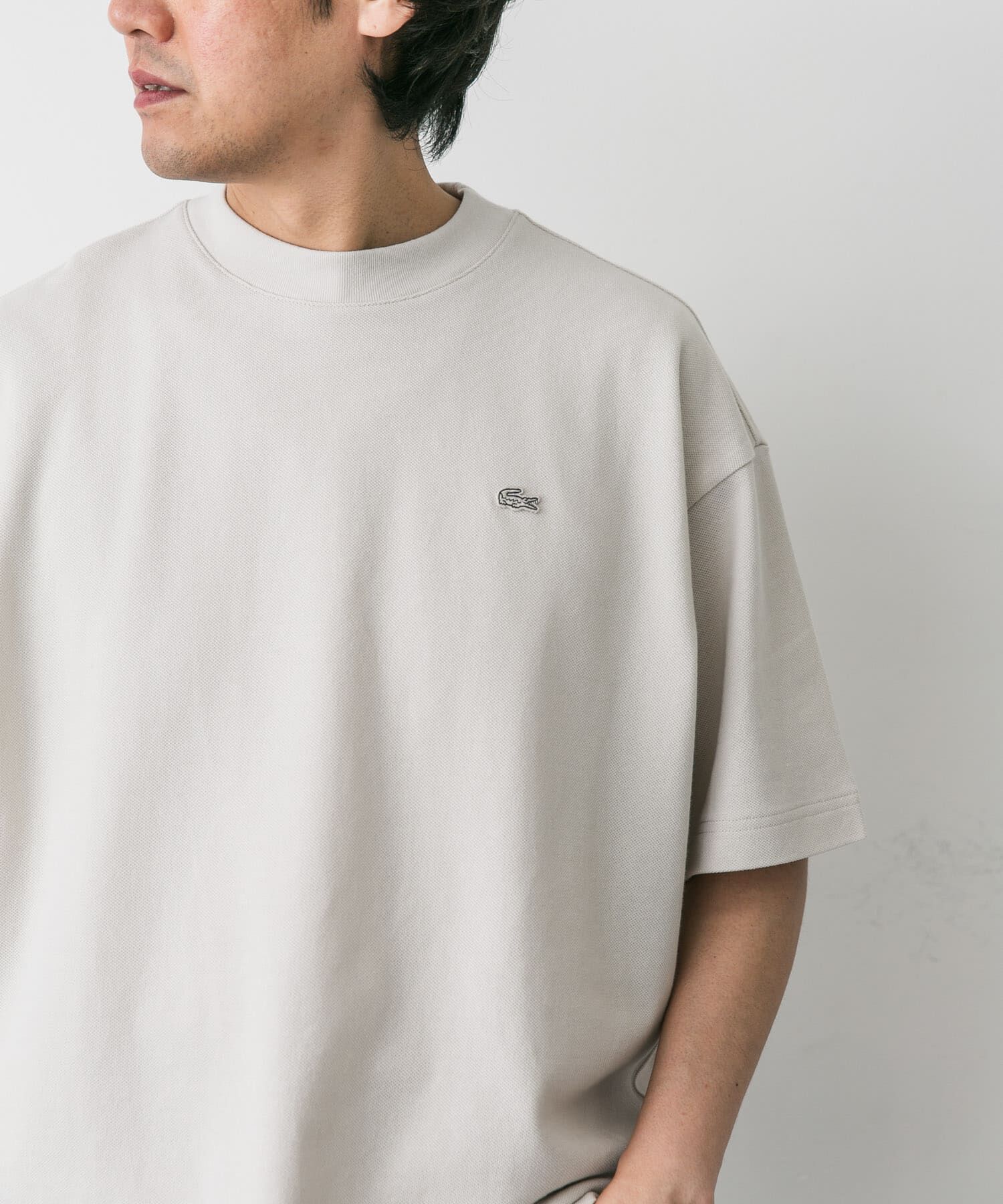 URBAN RESEARCH DOORS「『別注』LACOSTE&times;DOORS　moss stitch ShortSleeve T-shirts」|Tシャツ・カットソー|