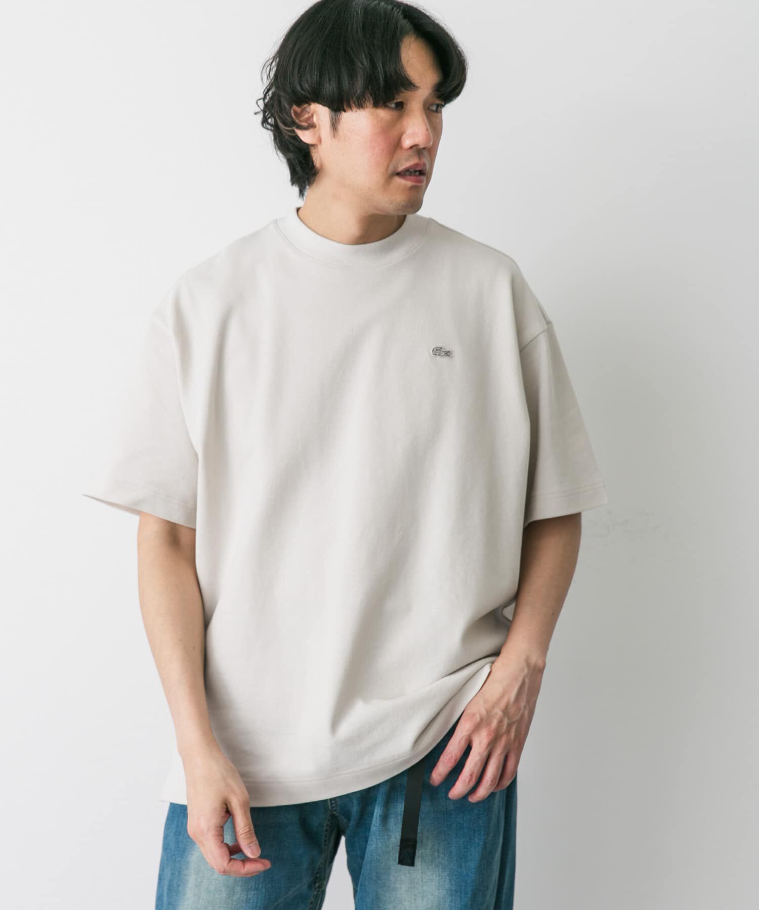 URBAN RESEARCH DOORS「『別注』LACOSTE&times;DOORS　moss stitch ShortSleeve T-shirts」|Tシャツ・カットソー|