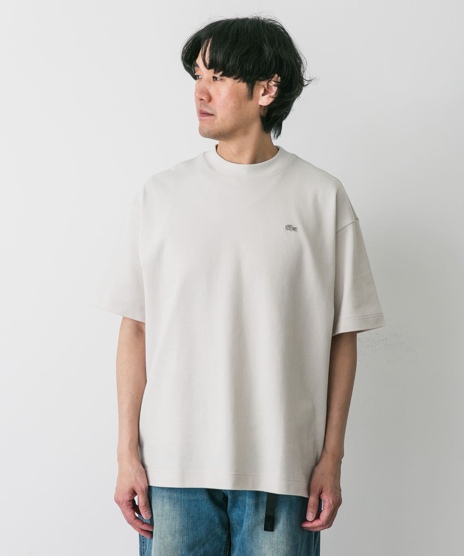 URBAN RESEARCH DOORS「『別注』LACOSTE&times;DOORS　moss stitch ShortSleeve T-shirts」|Tシャツ・カットソー|