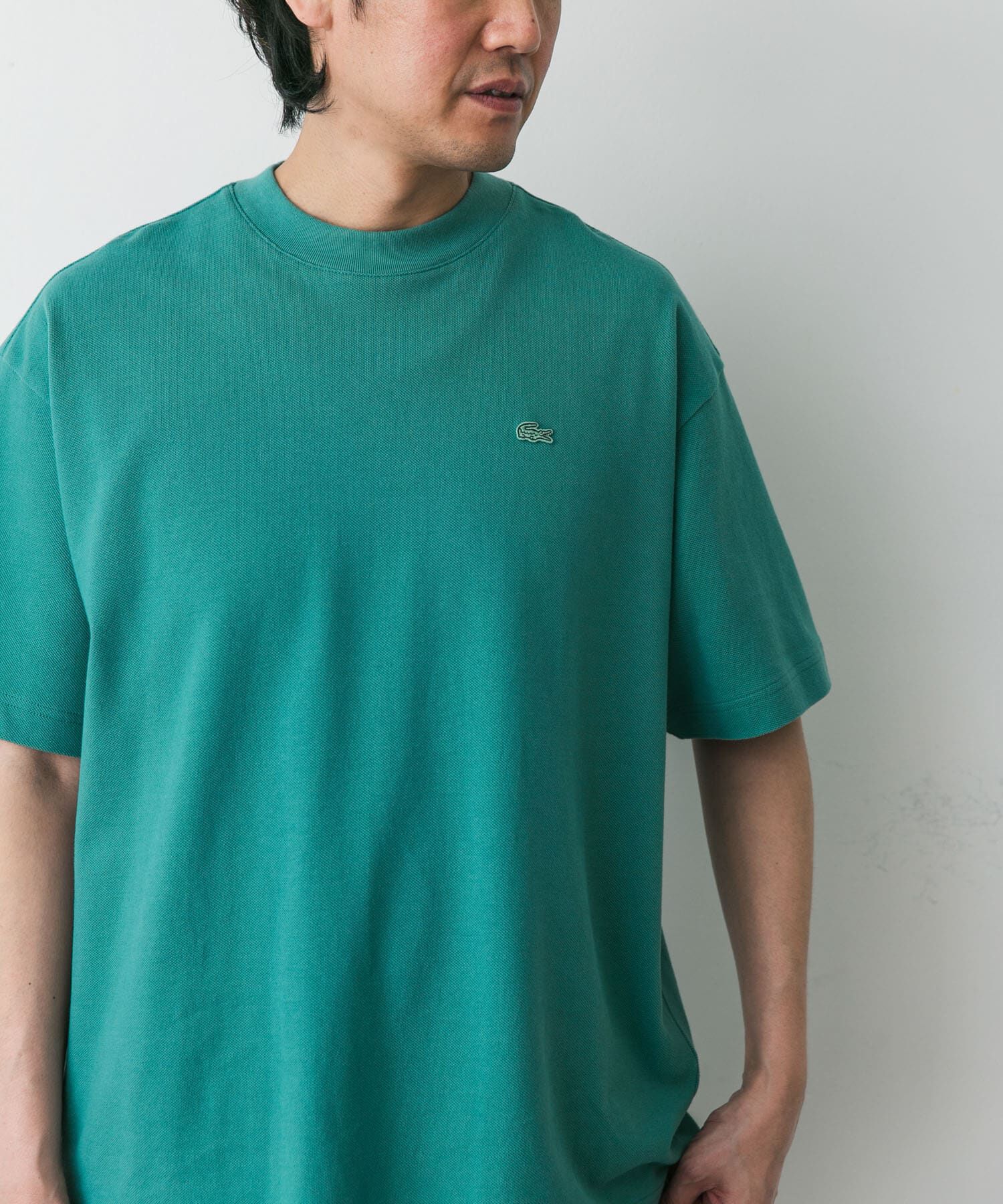 URBAN RESEARCH DOORS「『別注』LACOSTE&times;DOORS　moss stitch ShortSleeve T-shirts」|Tシャツ・カットソー|