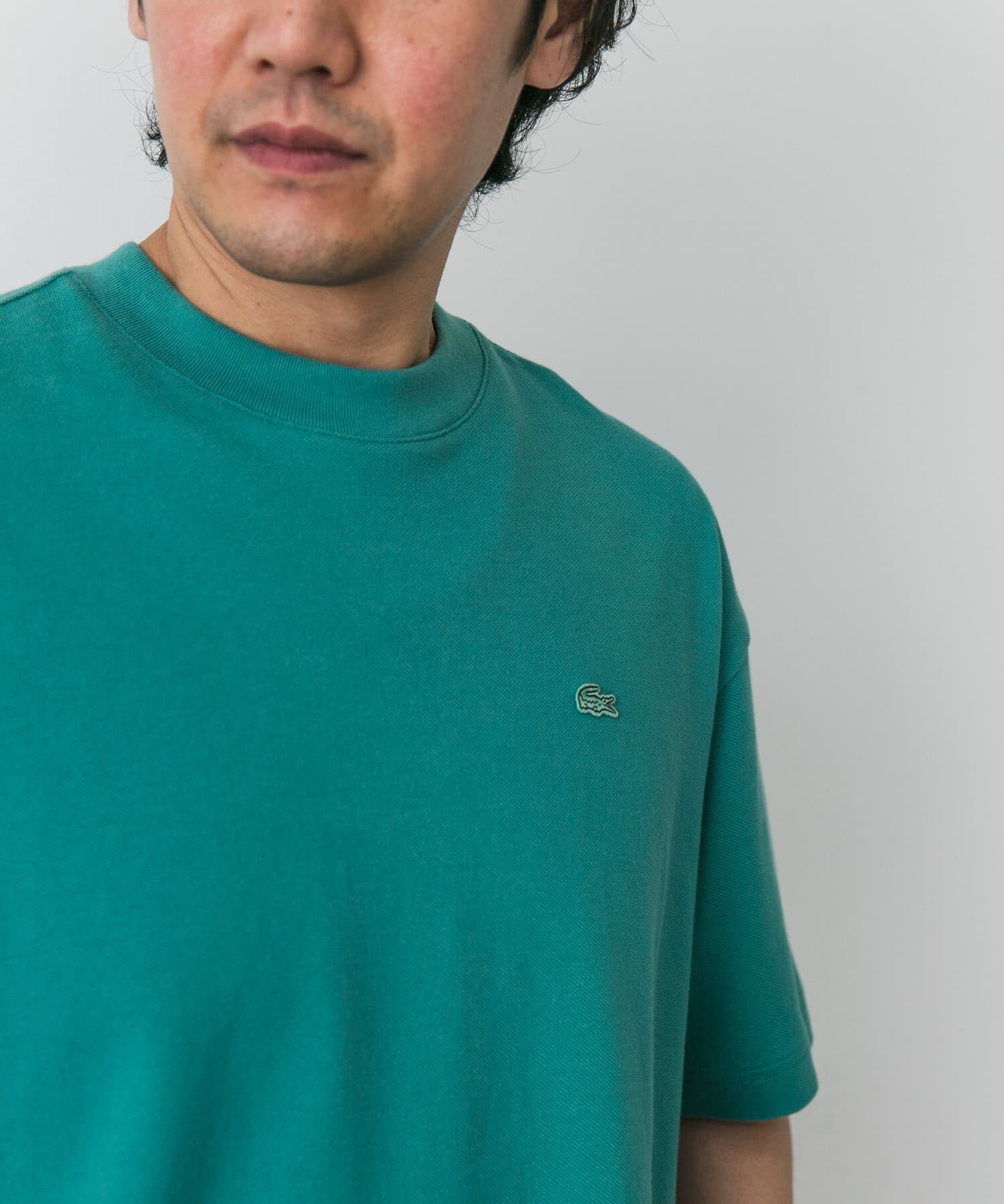 URBAN RESEARCH DOORS「『別注』LACOSTE&times;DOORS　moss stitch ShortSleeve T-shirts」|Tシャツ・カットソー|