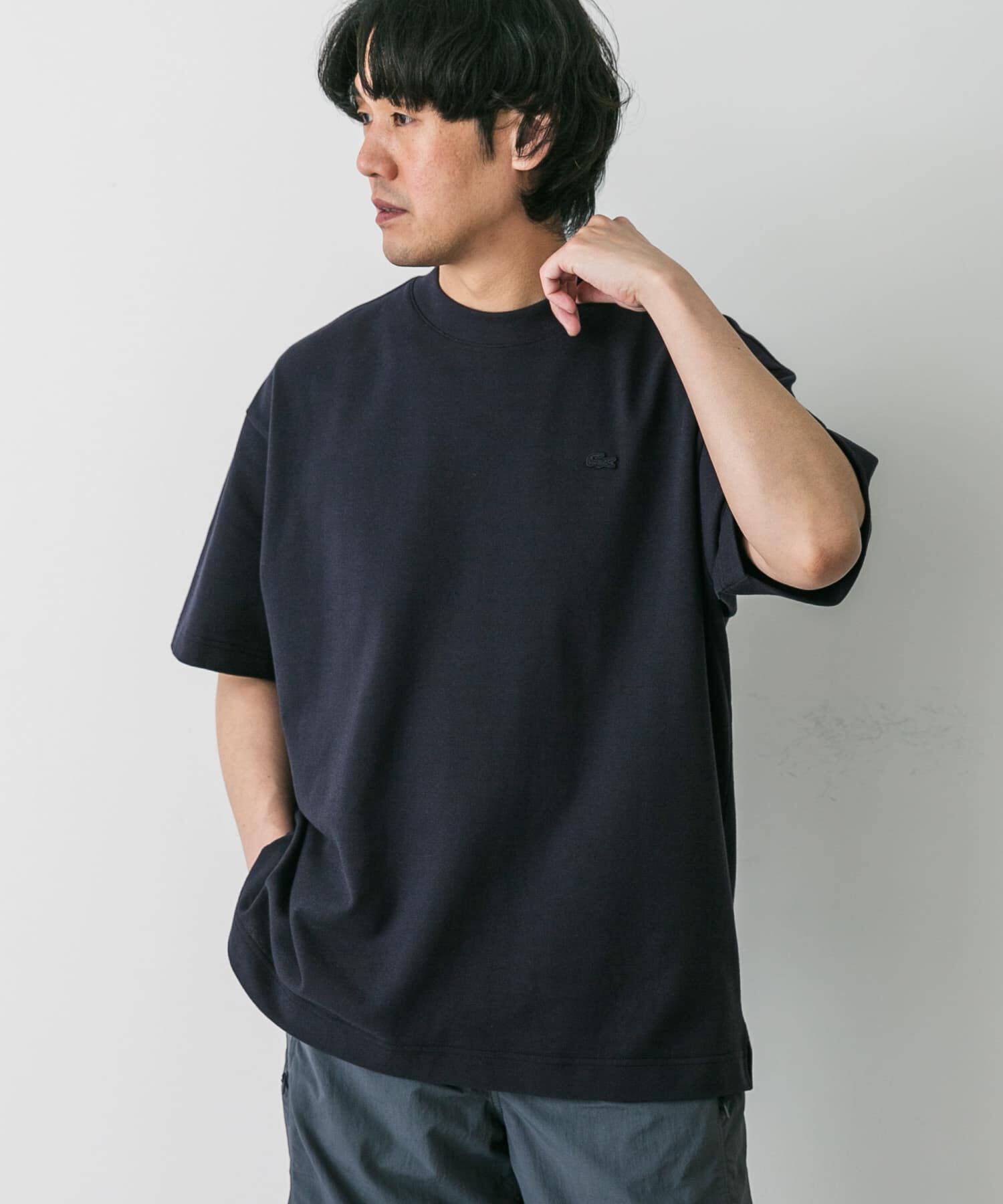 URBAN RESEARCH DOORS「『別注』LACOSTE&times;DOORS　moss stitch ShortSleeve T-shirts」|Tシャツ・カットソー|