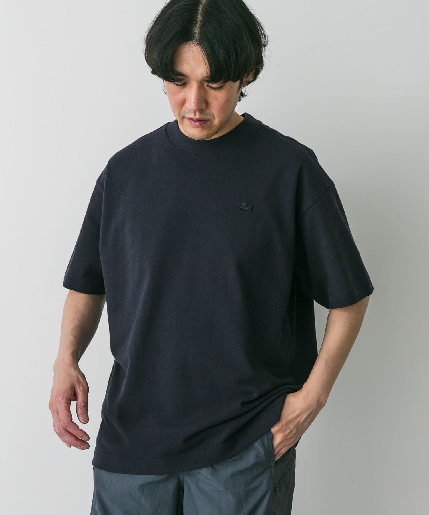 URBAN RESEARCH DOORS「『別注』LACOSTE&times;DOORS　moss stitch ShortSleeve T-shirts」|Tシャツ・カットソー|