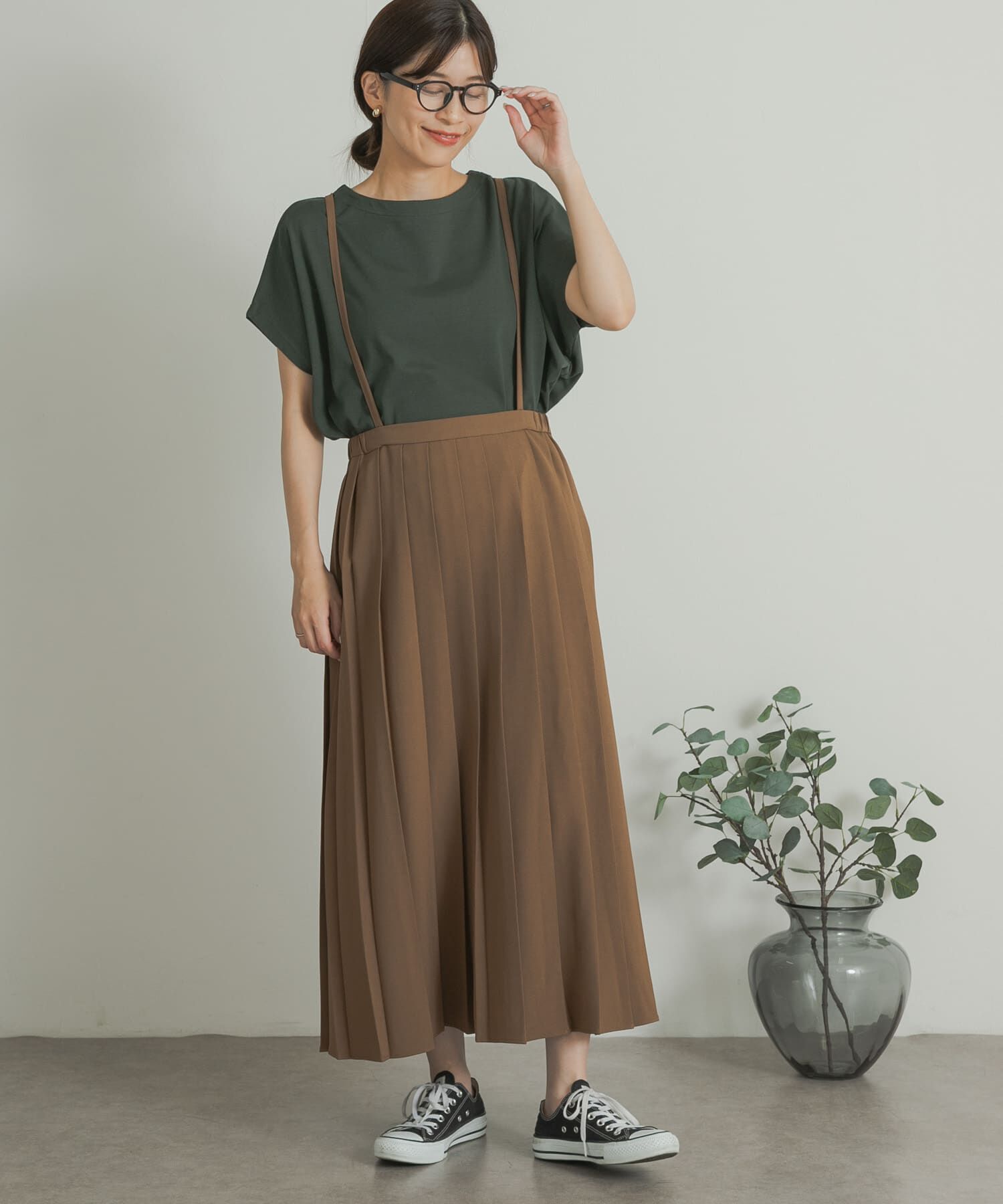 URBAN RESEARCH DOORS「『UR TECH ひやサラクール』ドライコットンボートネックプルオーバー」|Tシャツ・カットソー|