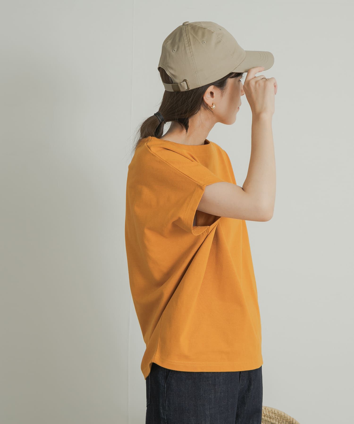 URBAN RESEARCH DOORS「『UR TECH ひやサラクール』ドライコットンボートネックプルオーバー」|Tシャツ・カットソー|